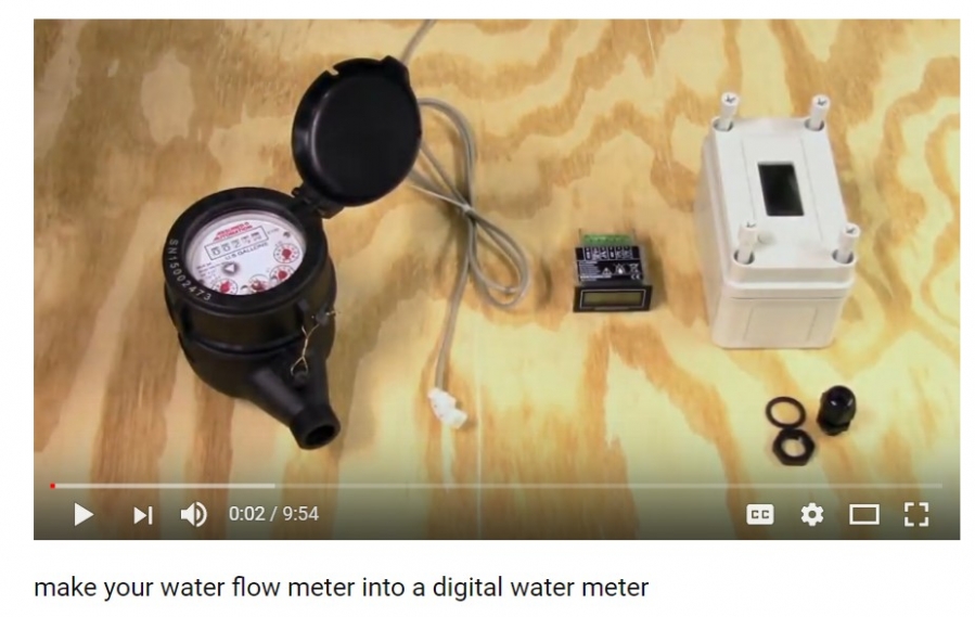 Make Your Water Flow Meter Into A Digital Water Meter