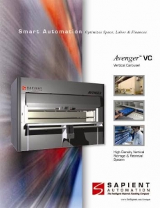 New Avenger Vertical Carousel Literature Details Automated Storage And Retrieval Benefits  Automated Storage And Retrieval Systems Asrs Improves Small Parts  Order Picking, Order Fulfillment Efficiency