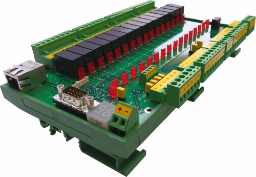 New Web Controlled Module Includes 16-ch Relay, 16-ch Isolated Digital Input, 8-ch Analog Input And 2 Event Counters.