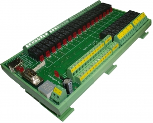 Usb Relay Controller 24 Isolated Digital Inputs, 24 Relays