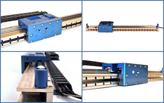 Vacuum Compatible Brushless Linear Motor Positioning Stage